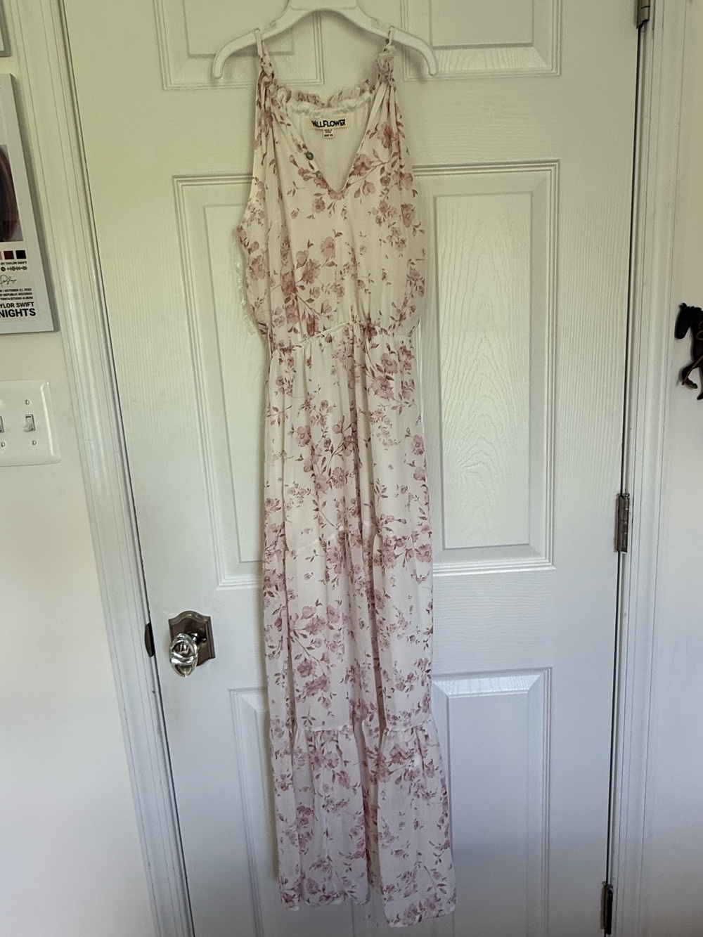 Wallflower Blush Floral Maxi Dress